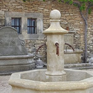 Circular Central Fountain